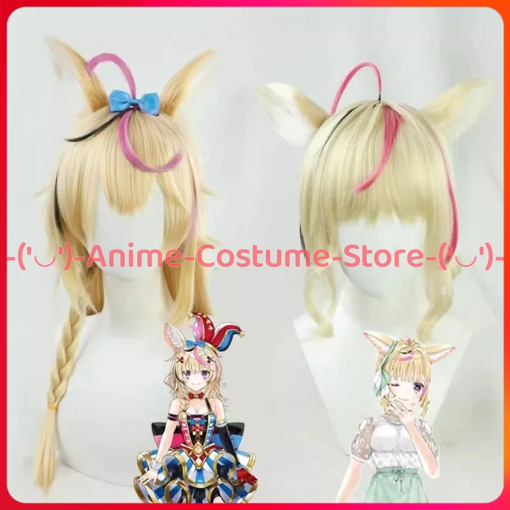 

Hololive VTuber Омарu Полька Косплей Парик Аниме Игровой Персонаж Хэллоуин Карнавальный Костюм Парики Термостойкие Синтетические Волосы