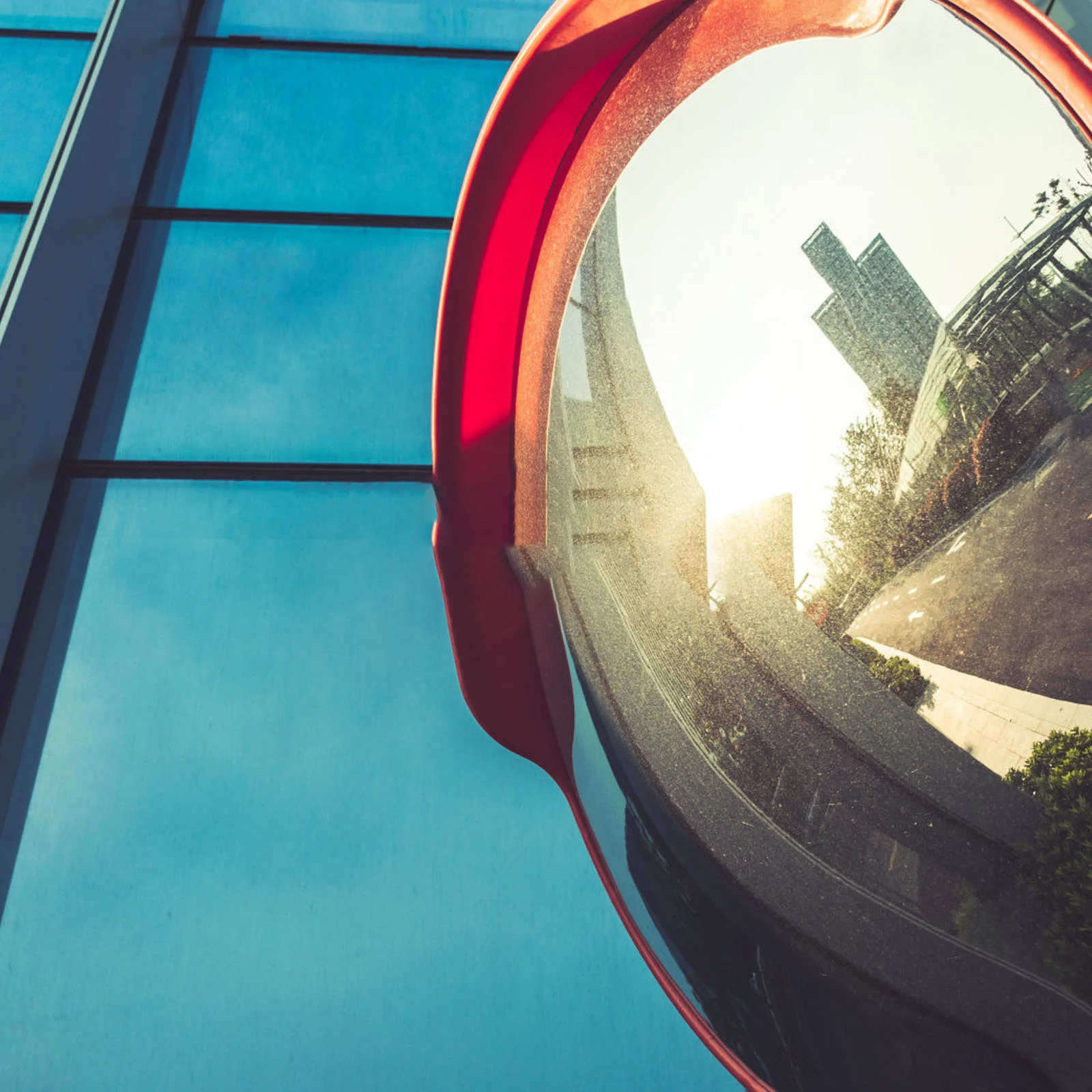 Panoramic Mirror Traffic Corner Wide Angle Convex Junction Safety Mirrors for Driveways