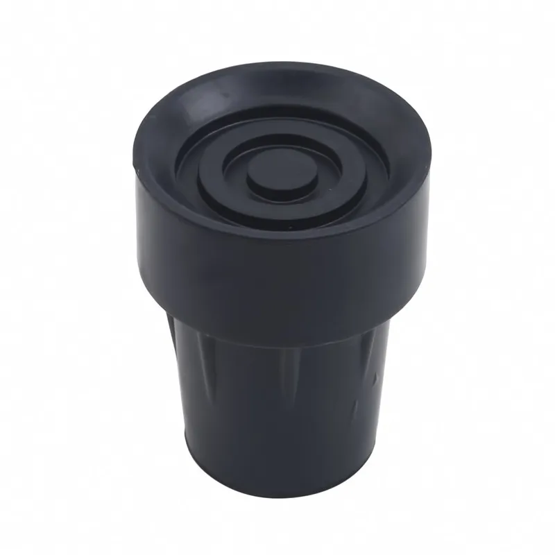 19mm Non Slip Rubber Walking Stick Tips Wear Resistant Cane Feet Protector Stable Replacement Cover For Elderly Seniors