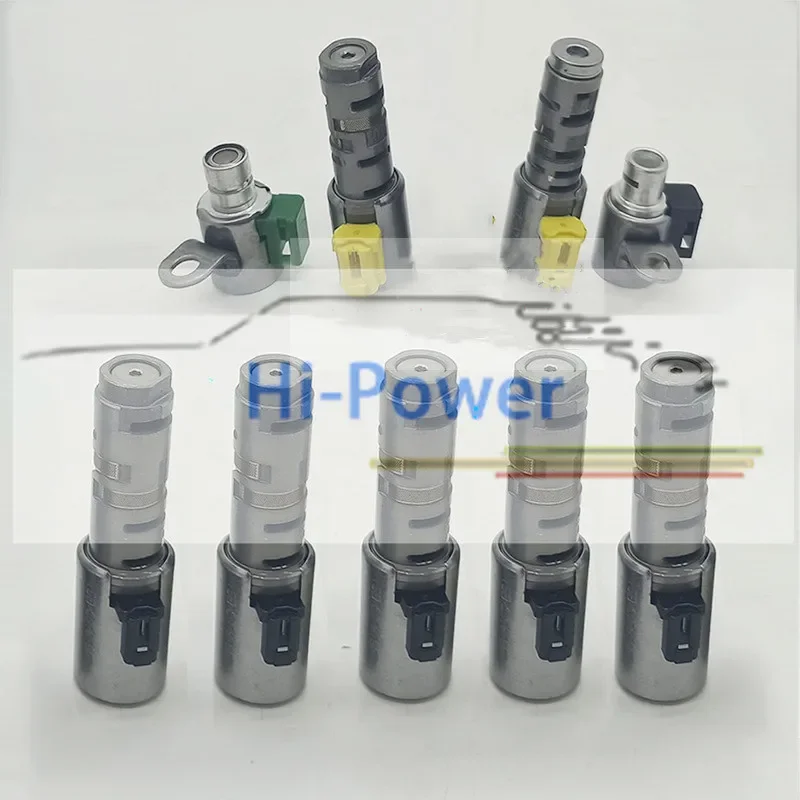 9PCS TR80SD 0C8 Auto Transmission Gearbox Solenoids valve 0C8325039 for 2010-2015 11 12 13 14 AUDI Q7 TDI For 2007-UP VOLKSWAGEN