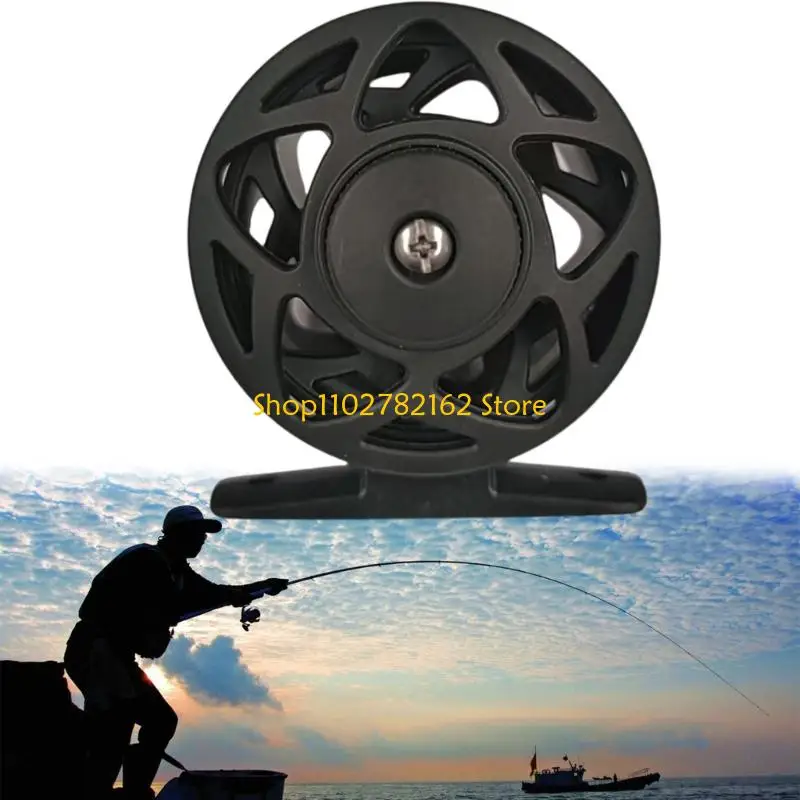 547B Tangles Without Fishing Spool Reels For Ice Fly Angling Weather Resistant Plastic Construction Smooth Retrieval
