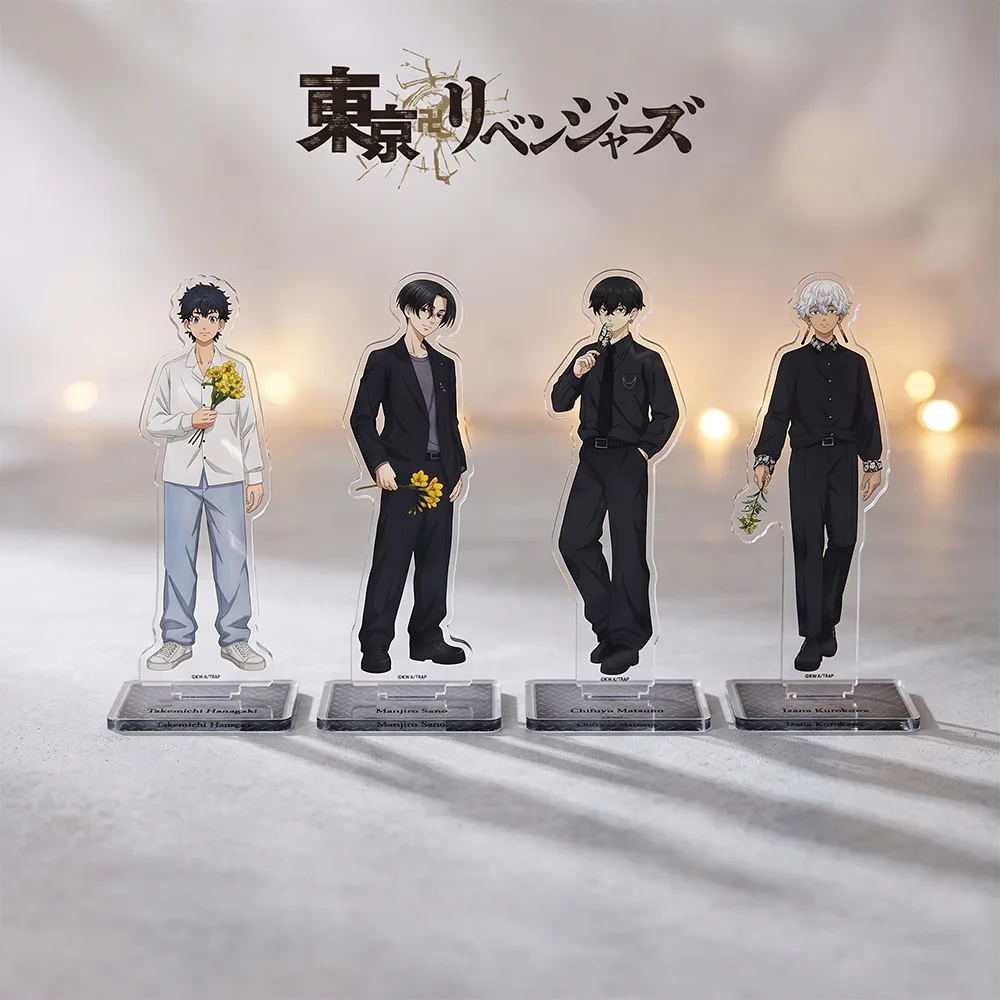 Tokyo Revengers 15CM Double Sided Acrylic Stand Keychain 2026 New Anime Stand Hanagaki Home Decor Collection Gift For Fans