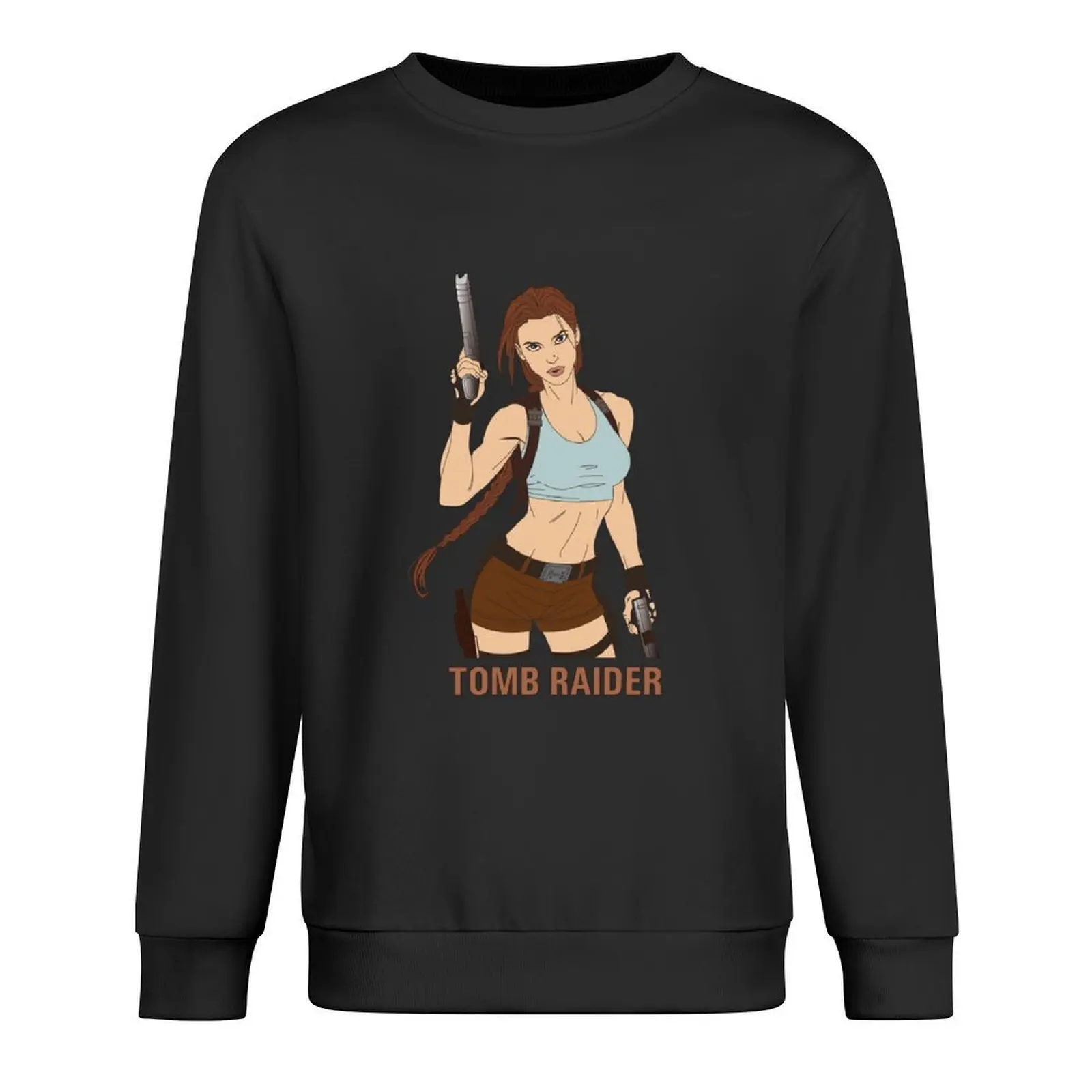 

Lara croft Pullover graphic t shirts men tracksuits men's sweat-shirt korean style clothes sweatshirt for men