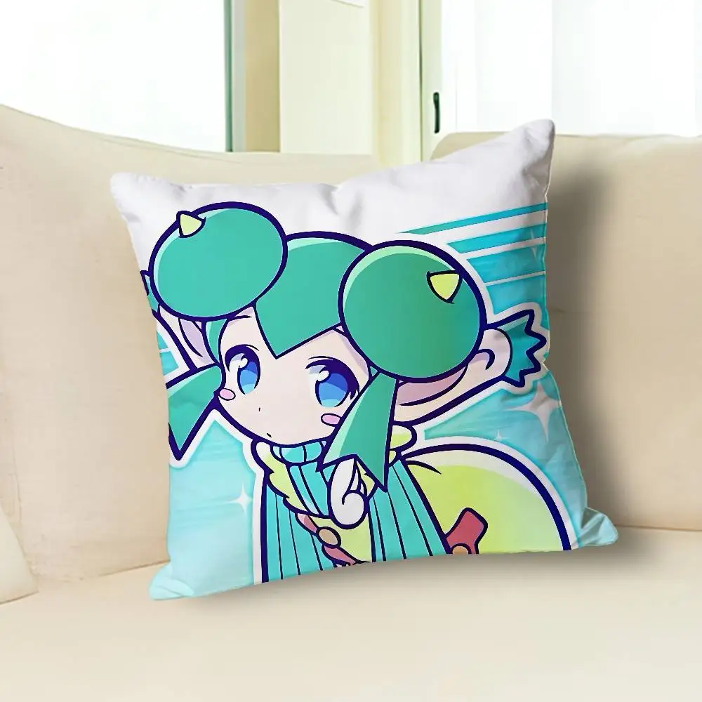 Game P-Puyo P-Pop F-Fever Various Sizes Square Pillow Case For Car Home Bedchamber Decor Custom Valentine gift