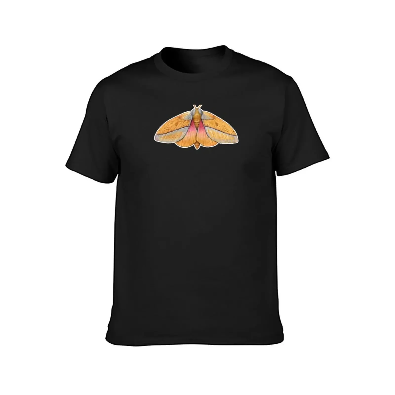 Bisected Honey Locust Moth (Sphingicampa bisecta). T-Shirt graphic tee shirt sweat anime t shirts plain mens workout shirts