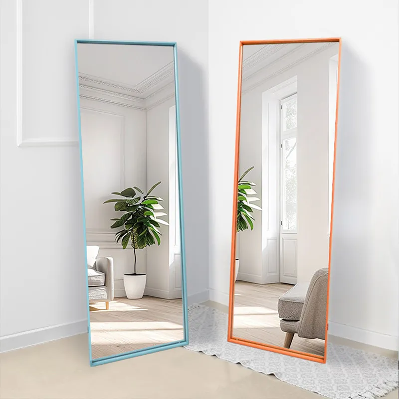 Apartment Aesthetic Mirrors Full Body Nordic Square Luxury Decorative Mirrors Design Princess Dekoracyjne Lustra Home Decor Item