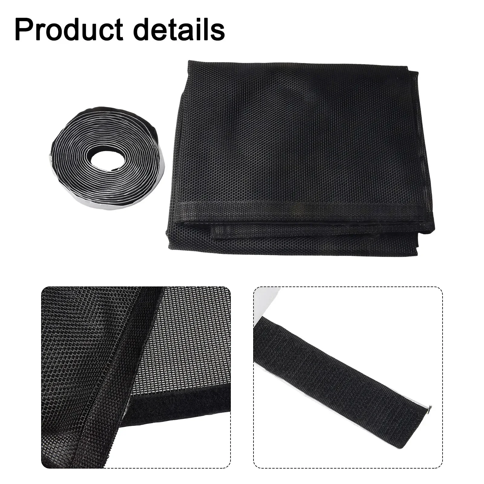 Sturdy Fireplace Shield  Prevent Children and Pets from Venturing  Scratch Resistant PVC Mesh Fabric  Easy Installation  Black