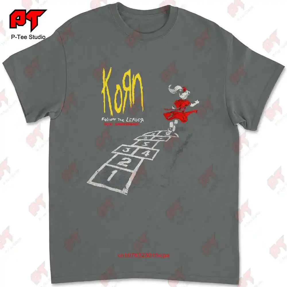 Authentic Korn Follow The Leader 20Th Anniversary T-shirt 4YZS image 5