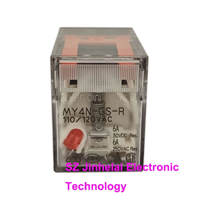 1pcs New and Original OMRON Relay MY4N-GS -R 220VAC 110VAC 24VAC 12VAC 12VDC 24VDC 48VDC 110VDC 220VDC