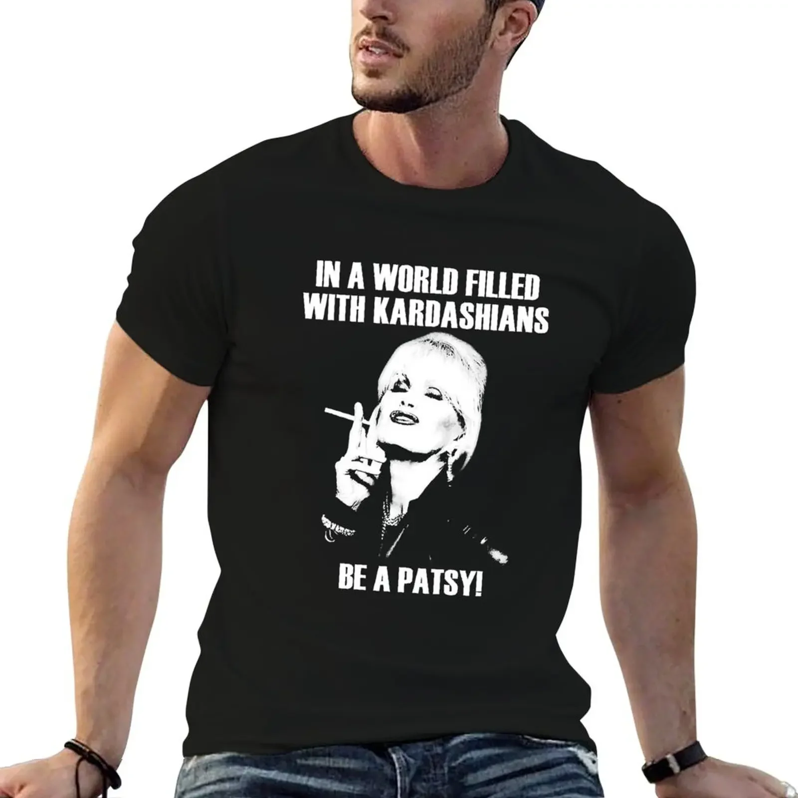 Special Present Absolutely Fabulous Be A Patsy T-Shirt blacks for a boy vintage t shirt men