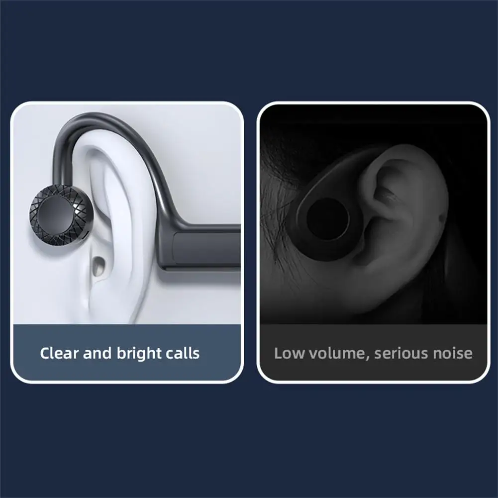 Tws-гарнитура Ks19 Concept с костной проводимостью, беспроводные Bluetooth-наушники, спортивные наушники с шейным ободом для Iphone, Xiaomi