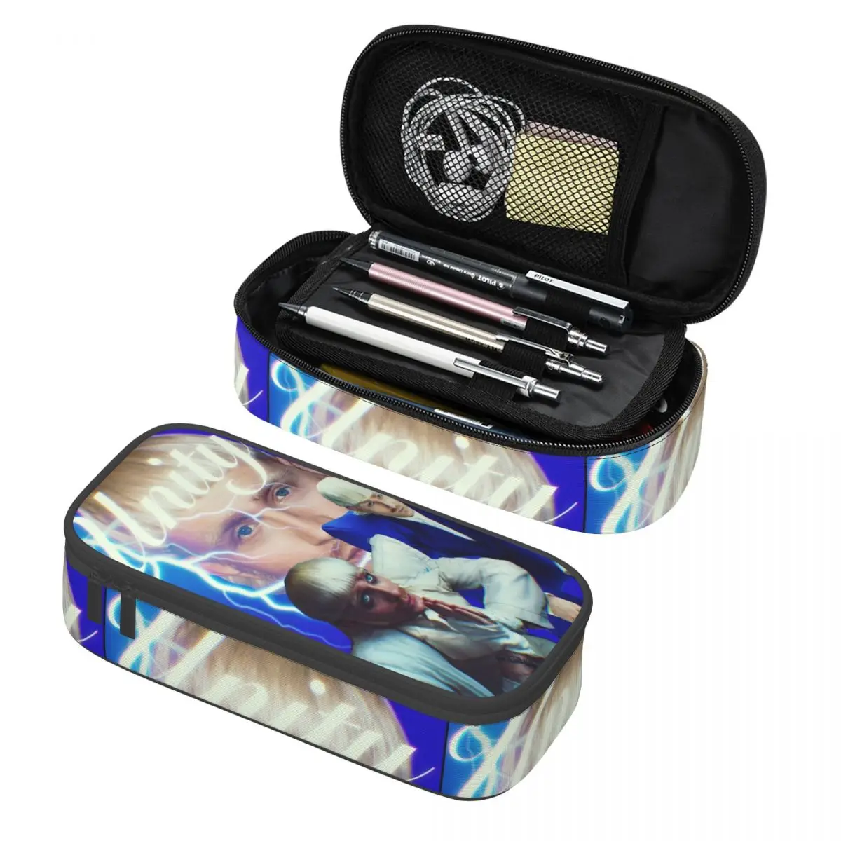 Boîte à stylos de grande capacité Joost Klein Unity Album 2025, accessoires scolaires, sac à crayons Double couche, sac de maquillage pour femmes, cadeau d'anniversaire