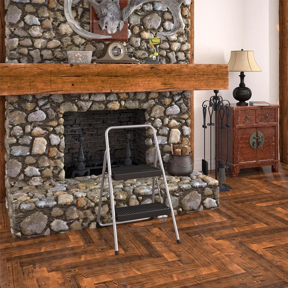 مقعد قابل للطي بسعة 200 رطل، سطح غير قابل للانزلاق، خفيف الوزن للاستخدام في المطبخ المنزلي والحمام