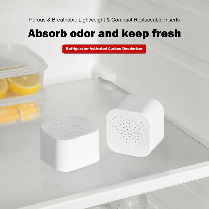 Refrigerator Natural Deodorizer Odor Remove Activated Carbon Box Bamboo Charcoal Odor Absorber For Cabinet Closet Smell Remover