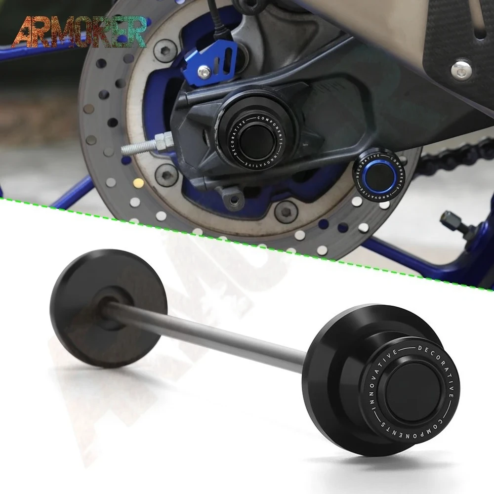 

Motorcycle Set Rear Wheel Axle Fork Crash Screws Sliders Protection For R7 r7 FZ07 FZ-07 MT07 MT-07 Moto Cage