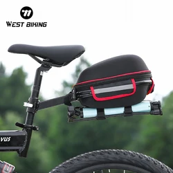 WEST BIKING Bicycle Saddle Bag Waterproof MTB Bike Rear Bag Cycling Rear Seat Tail Large Bag Bike Rear Rack Bag Scooter Package