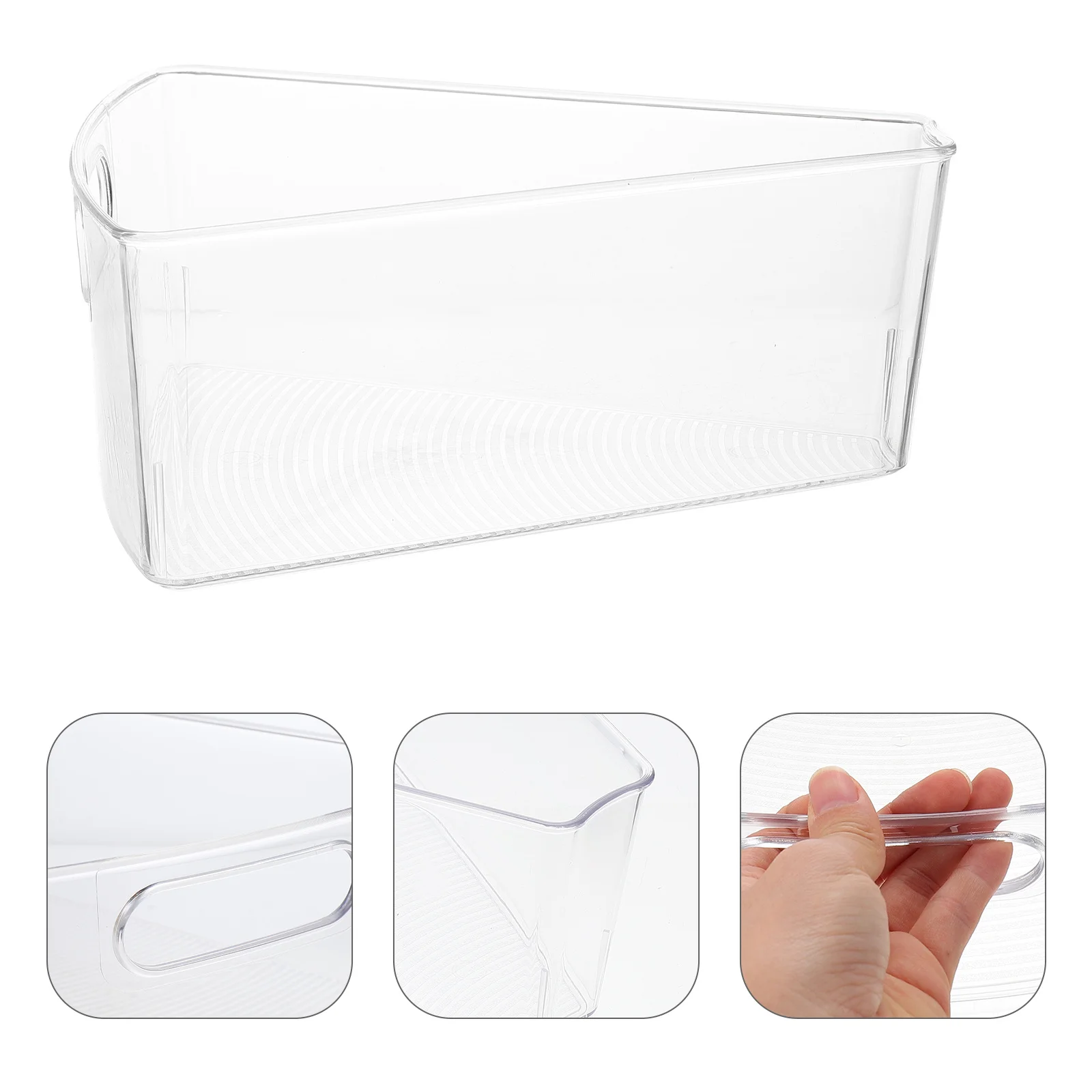 

Premium PP Material Fridge Organizer Transparent Freezer Box Multi-Function Kitchen Storage Practical Simple Design Food