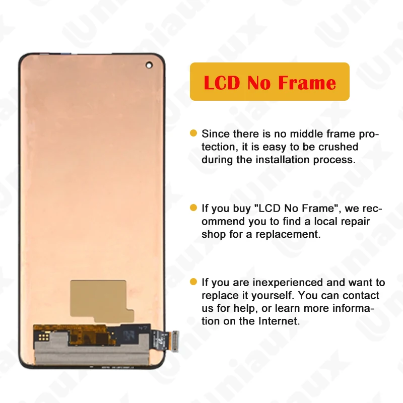 Original Amoled LCD Display Screen, Touch Panel Digitizer for Oppo Reno3 Pro 5G, 6.55