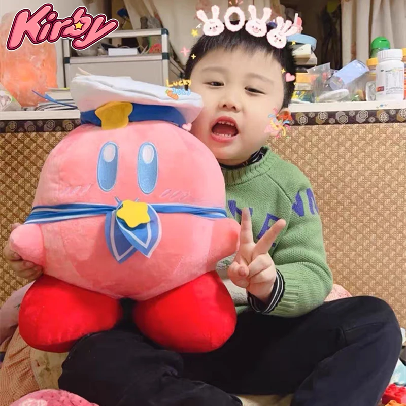 35cm Kawayi 25th Anniversary Kirby Plush Toys Cartoon Soft Stuffed Doll Pillow Plus Cushion Room Decorate For Kids Birthday Gift