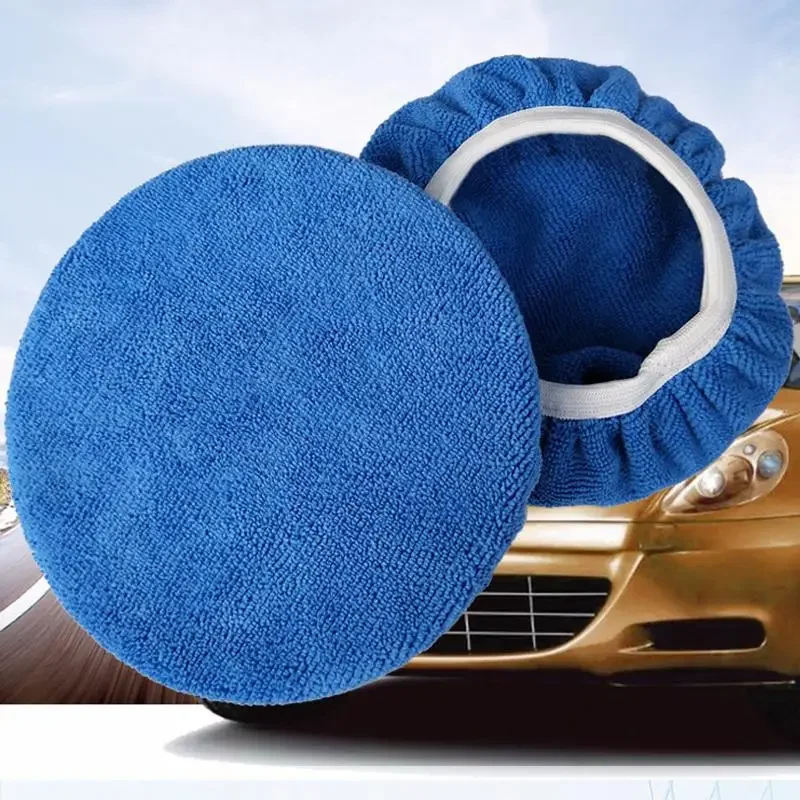 Car Polisher Pad Clean Waxing Cover Soft Microfiber Polishing Buffing Cover for 5\