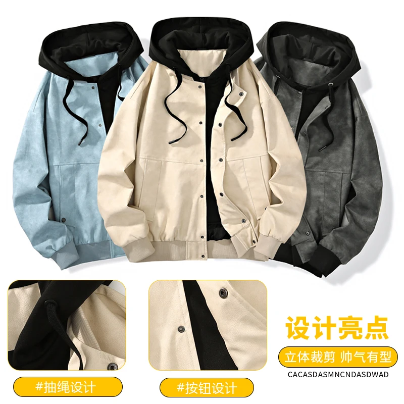 

Korea Fashion Oversize 5XL 6XL 2024 Casual Men's Black Windbreaker Jackets Long Trench Coat For Spring Autumn Winter Clothes