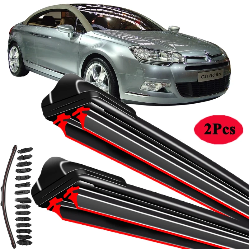 

For Citroen C5 2008~2017 MK2 RD RW Front Windscreen Wipers Car Accessories 2009 2010 2011 2012 2013 2014 2015 Car Wiper Blades