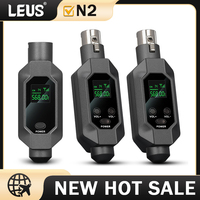 LEUS N2 UHF Transmitter and Receiver Microphone Wireless System Wireless Microphone XLR Converter for Dynamic Microphone