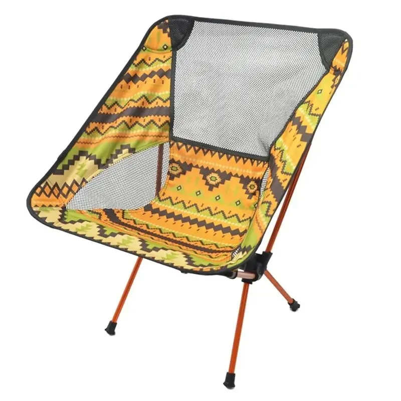 Outdoor Portable Folding Chairs with Carry Bag, Heavy Duty 90kg Capacity  Ultralight Camping Folding Chairs for Beach  playeras