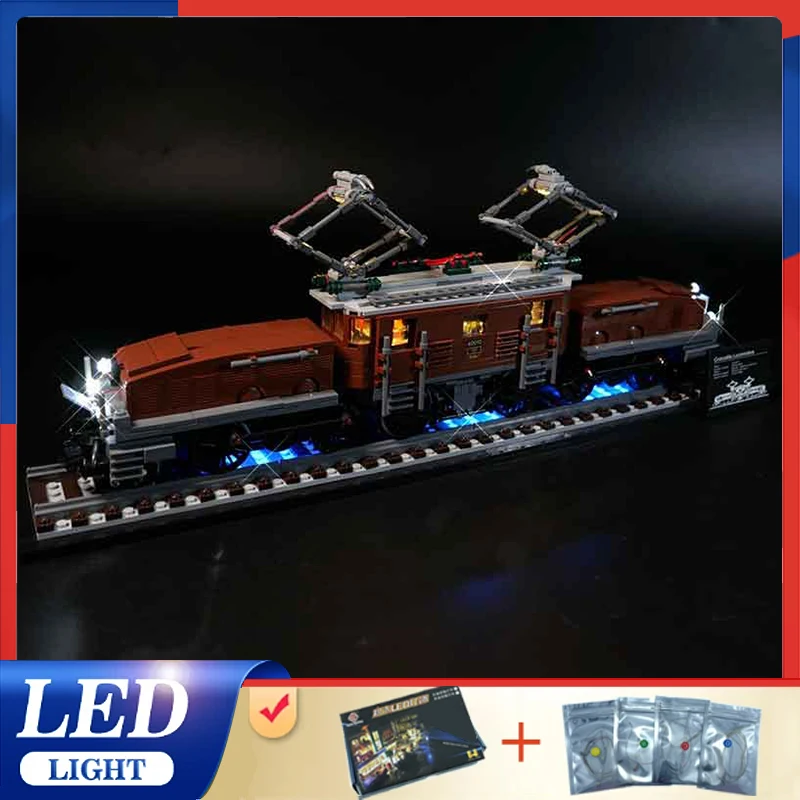 Fortschrittliches DIY-LED-Lichtset für Lego 10277 Krokodil-Lokomotive (nur LED-Licht, ohne Blockmodell) Hochleistungsfähig