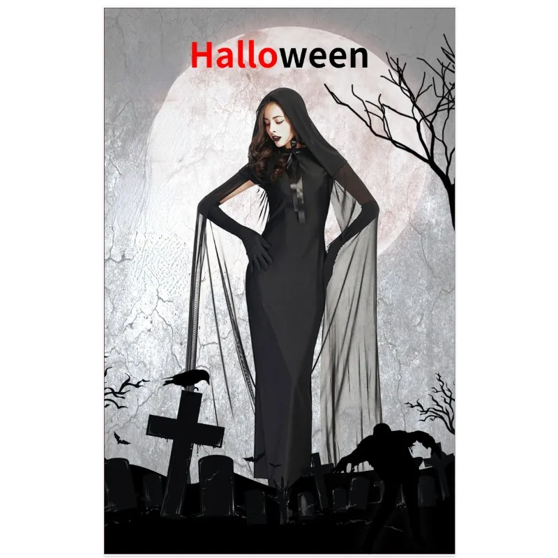 

Horror Demon Costume Ghost Bride Witch Vampire Cosplay Performance Game Costume Halloween Costumes