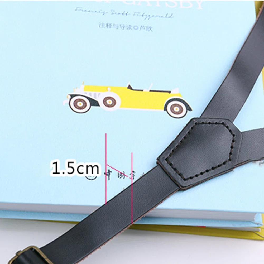 

2022 Fashion Suspender Unisex Belt Loop Suspenders Vintage With Adjustable Adult Brass Clip-on Fit For H Back Hook