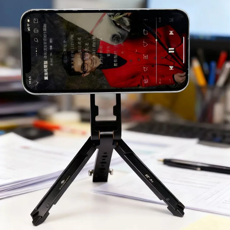 PyroGraphy Novo Desktop Magsafe Suporte Magnético para Celular Tripé Dobrável Portátil Multi-função Suporte para Transmissão ao Vivo