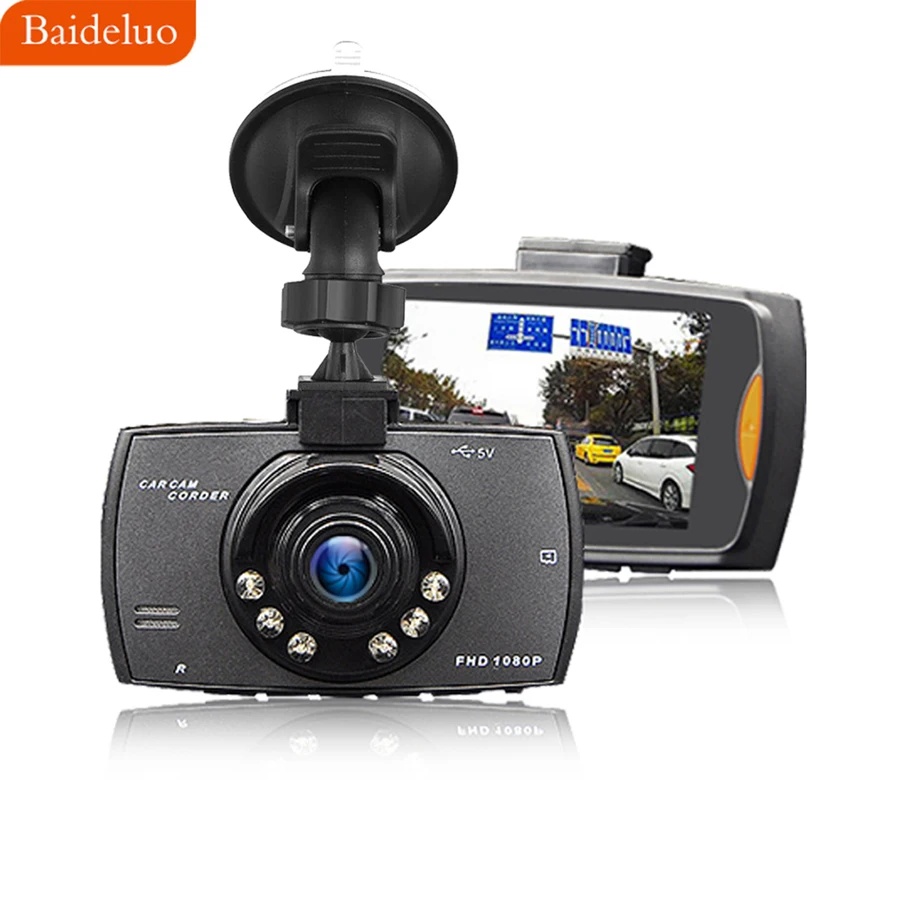 Hd Dashcam with Fill Light Large Wide Angle Night Vision Car DVR Common to All Cars