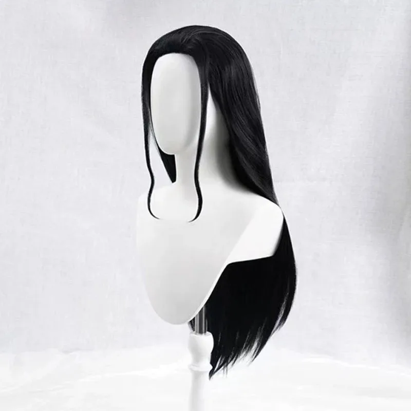 25COSonepiece نيكو · روبن شعر مستعار تأثيري أسود الاصطناعية طويل شعر مستعار مستقيم أنيمي Coser لطيف فتاة ألياف مقاومة للحرارة شعر مستعار الجزء اليومي