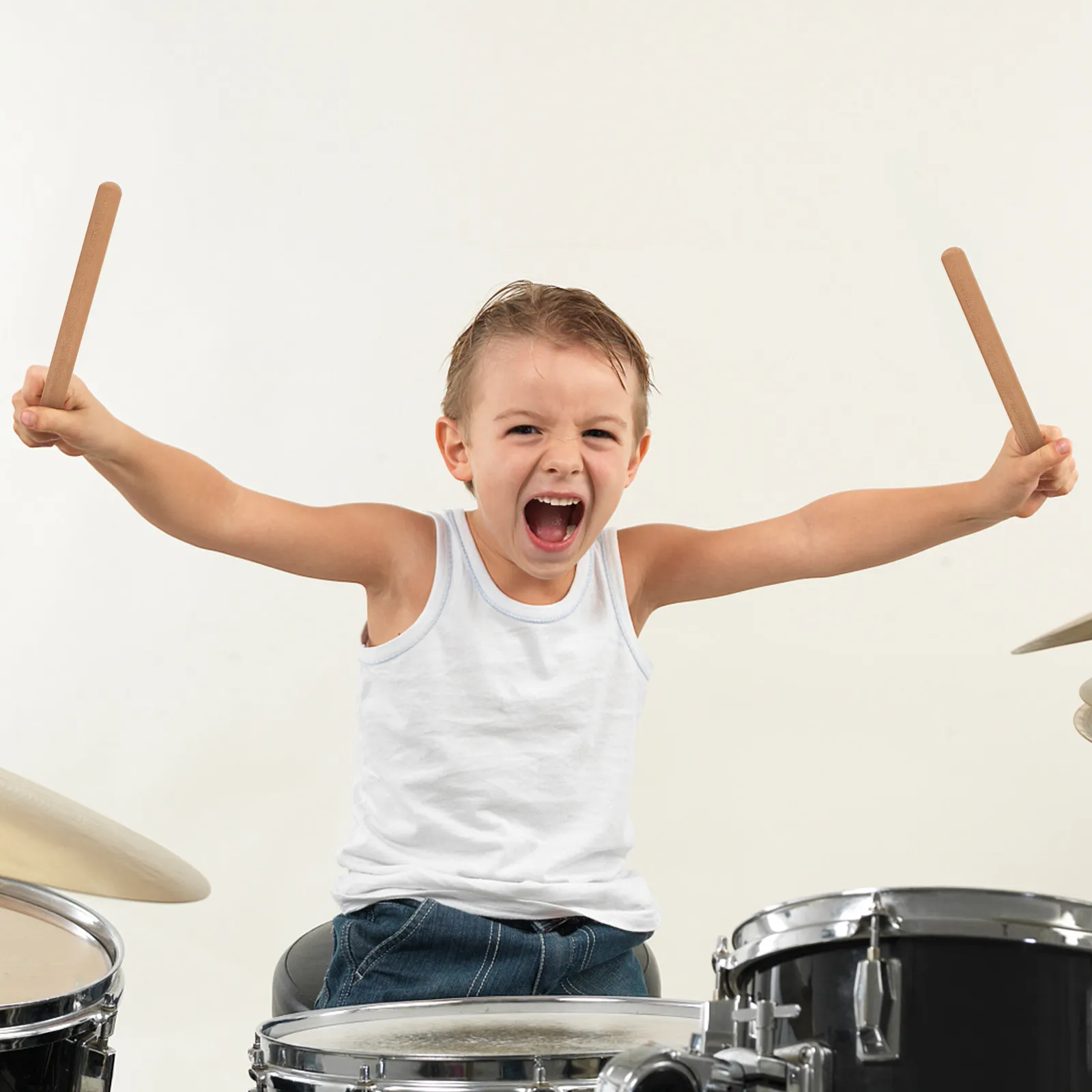 

2 пары ритмических палочек для детей, деревянные музыкальные палочки, палочки для ударных инструментов, развивающие инструменты для развития чувства ритма