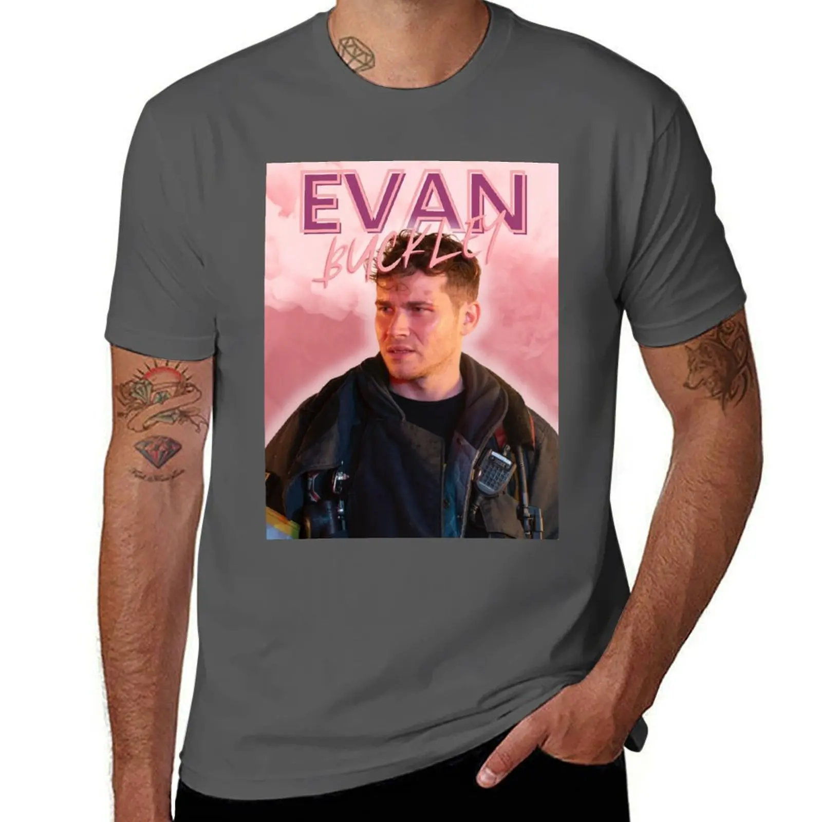 

Evan Buckley, 9-1-1 T-Shirt t shirts for man slim fit mens graphic t shirts T-Shirt