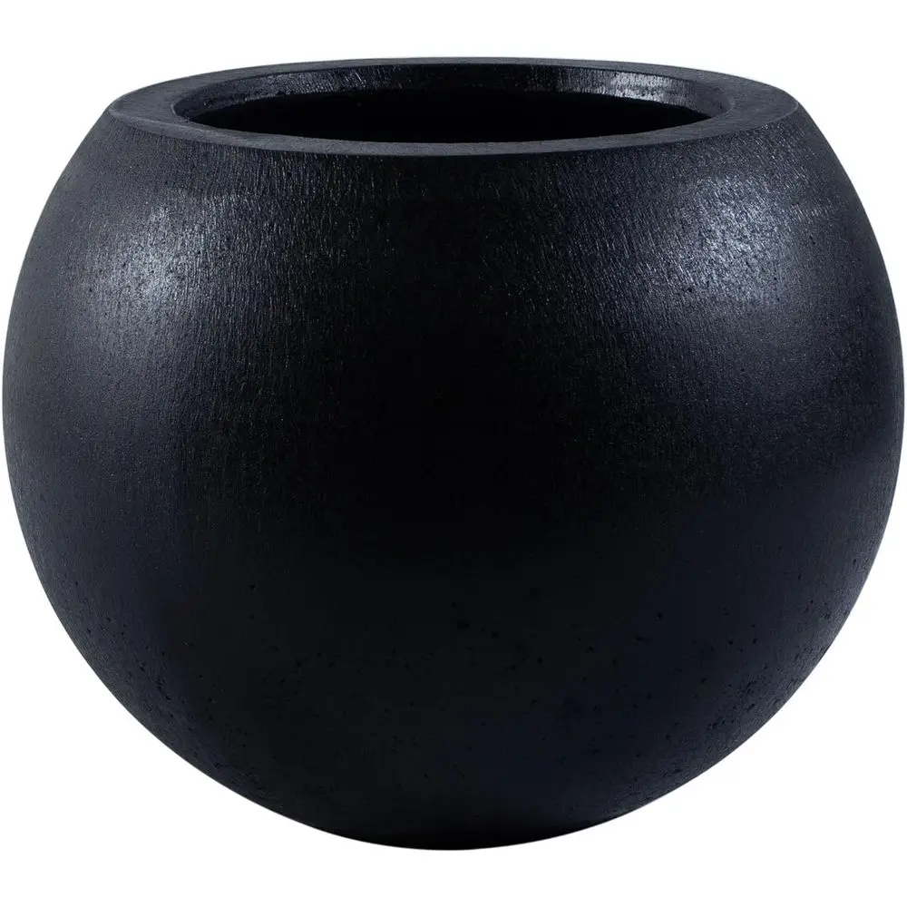 

Saavieh Outdoor Collection Gerand Black Concrete Planter (ully Assembled)