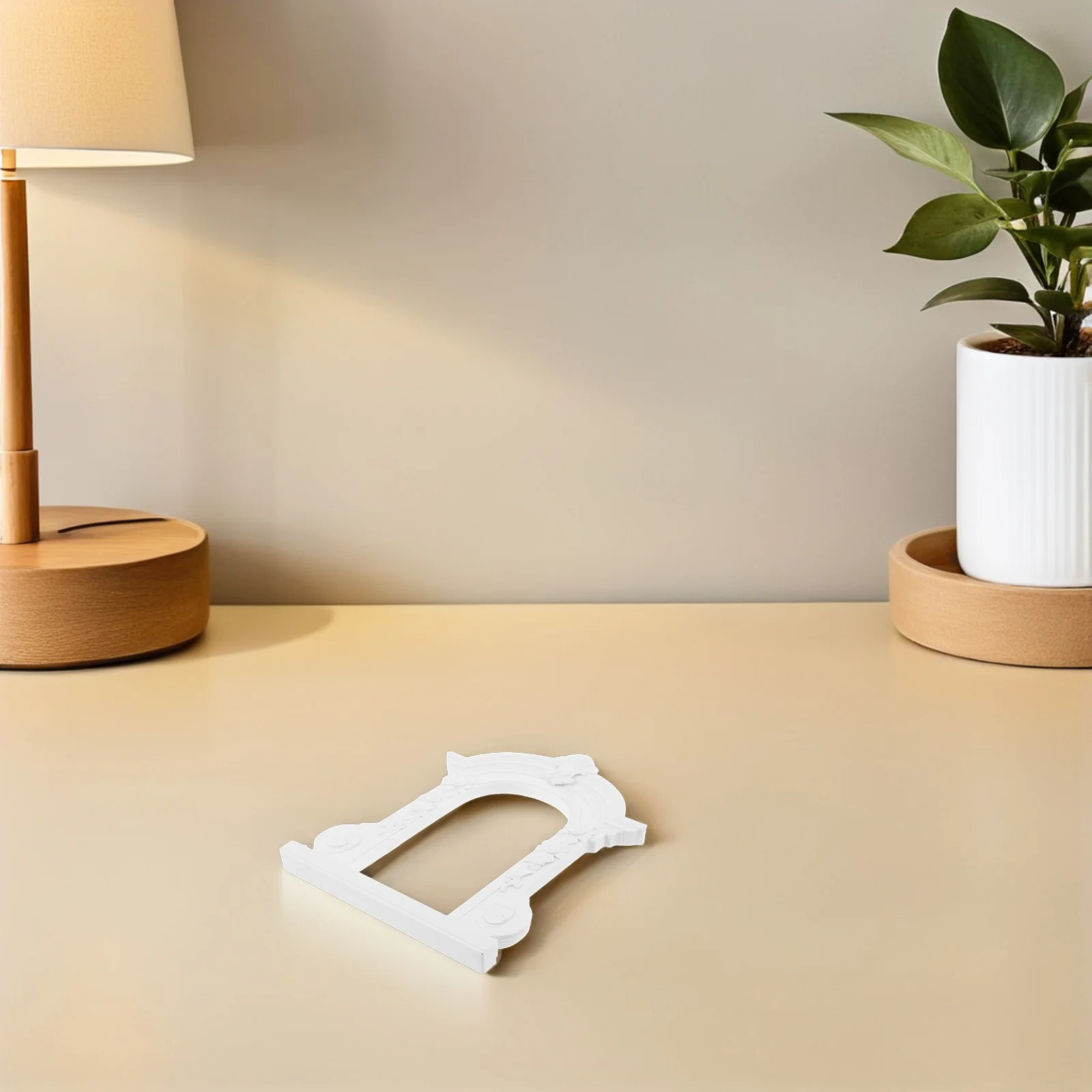 1개 미니어처 그리스 꽃 아치 문 DIY 우아한 웨딩 아치 인형집 웨딩 액세서리 작은 예식 장식 공예 키트 마이크로