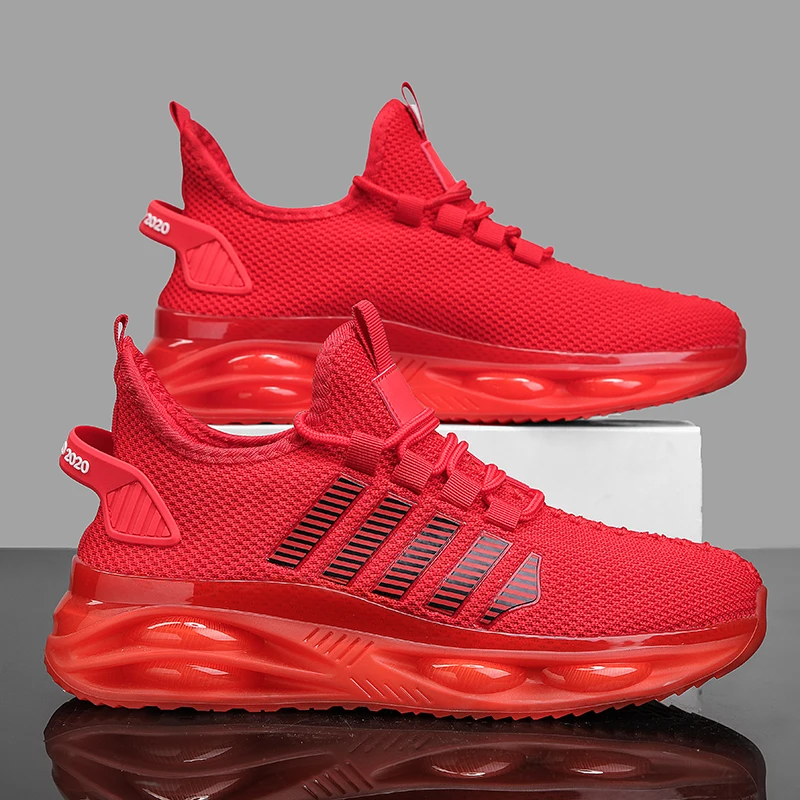 

YRZL Men Sneakers Casual Sports Shoes Lightweight Breathable Running Shoes for Comfortable Walking Anti Slip Gym Training Shoes