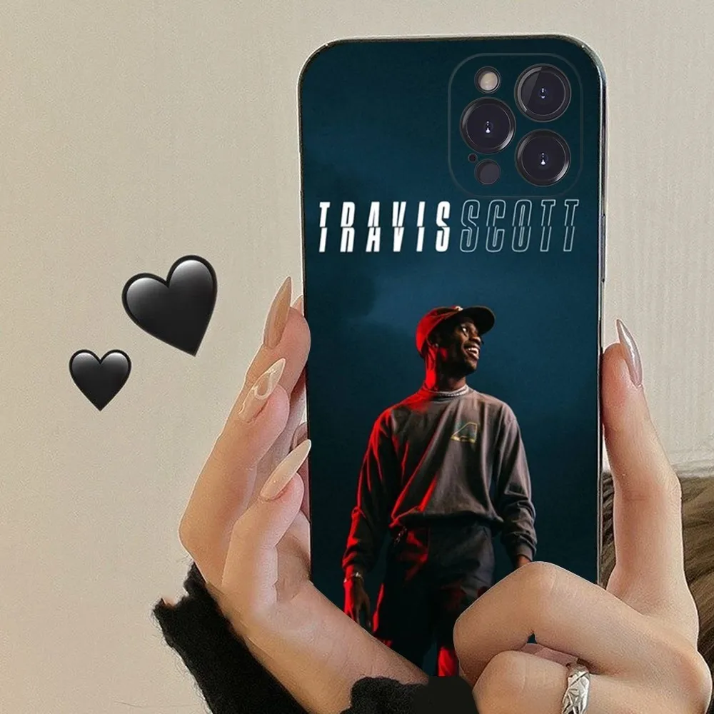 Travis Scott Rapper Phone Case For iPhone 15 14 13 12 Mini 11 Pro XS Max X XR SE 6 7 8 Plus Soft Silicone Cover