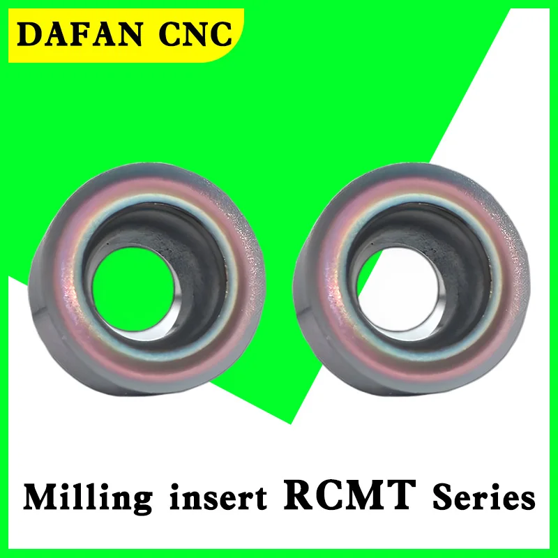 

RCMT0602MOTN Круглая фрезерная вставка с ЧПУ с шариковым носом R3, для нержавеющей стали, красочного покрытия, высокоточный режущий инструмент