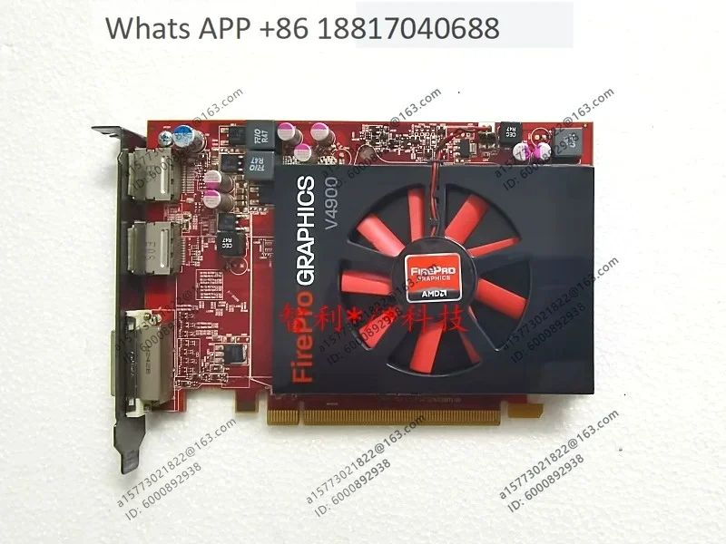 Tarjeta Gráfica Profesional FirePro V3900 V4900 de 1GB, Accesorios Médicos CAD/PS, DP, compatible con 2K
