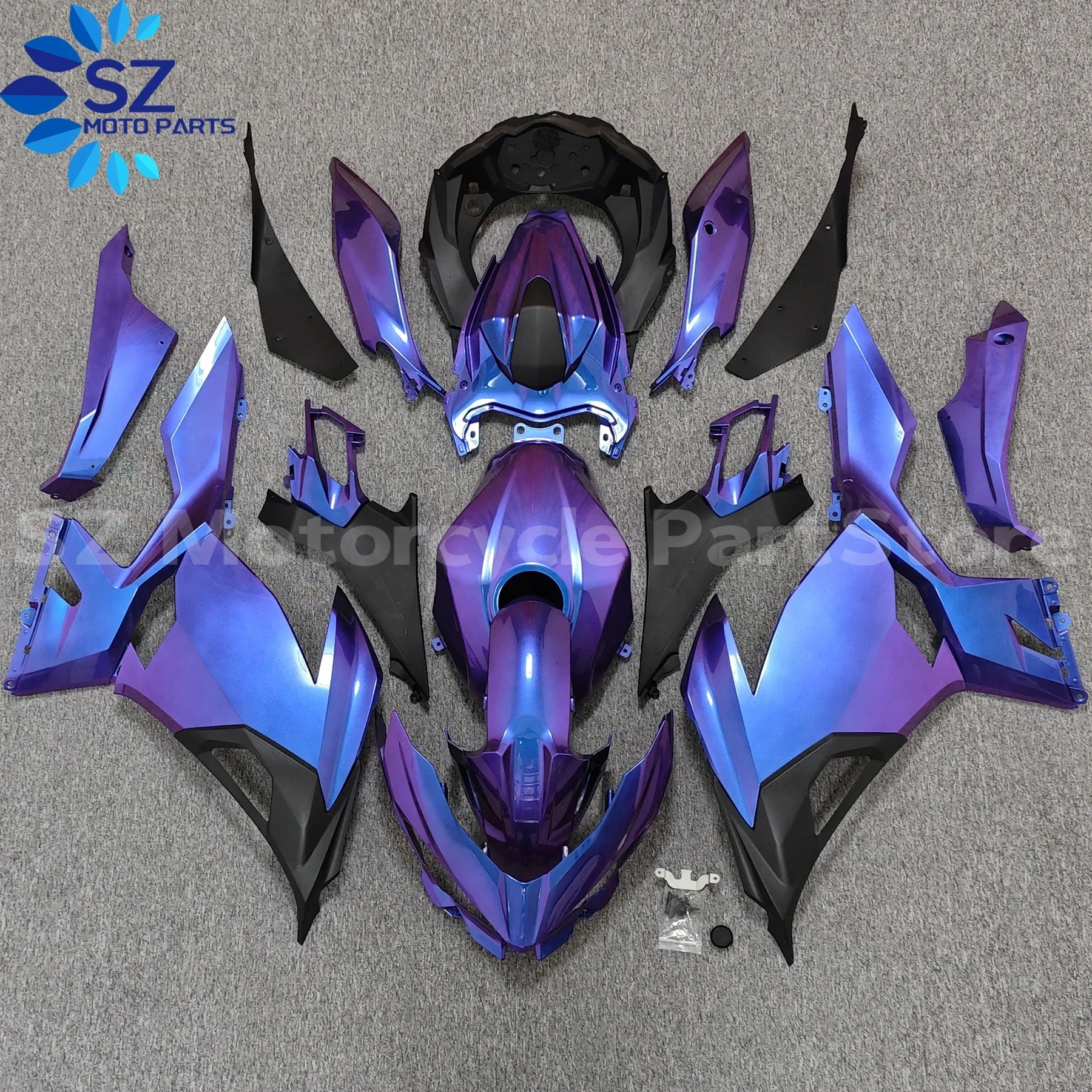 

Motorcycle Full Body Kits Fairing For KAWASAKI Ninja400 EX 400 2018 2019 2020 2021 2022 2023 ABS Injection