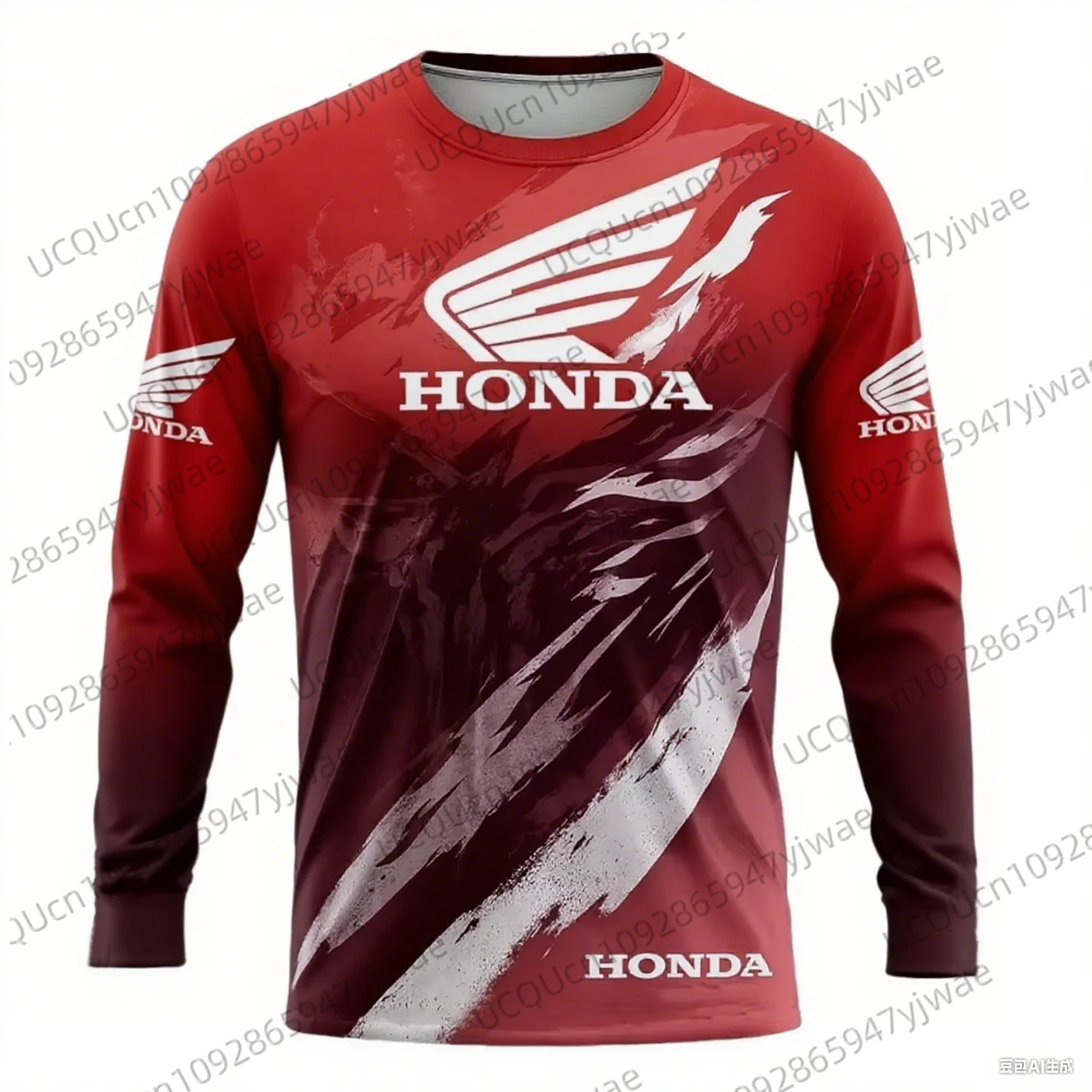 

2025 Honda Adventure Off Road Motorcycle Breathable Quick Dry Mountain Bike Jersey for Racing Enthusiasts T-shirt Tops