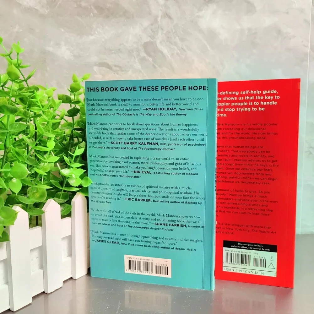 2‑volume set: The Subtle Art of Not Giving a F*ck + A Book About Hope & Deep Work : Rules for Focused Succes& Atomic Habits