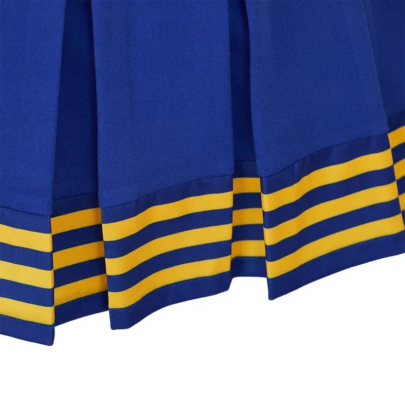 Taylor Cheerleader Uniform Swift Halloween Cosplay Costume Hip Hop Dance Costumes Blue White Dance Cheerleading Dress Suit Girls