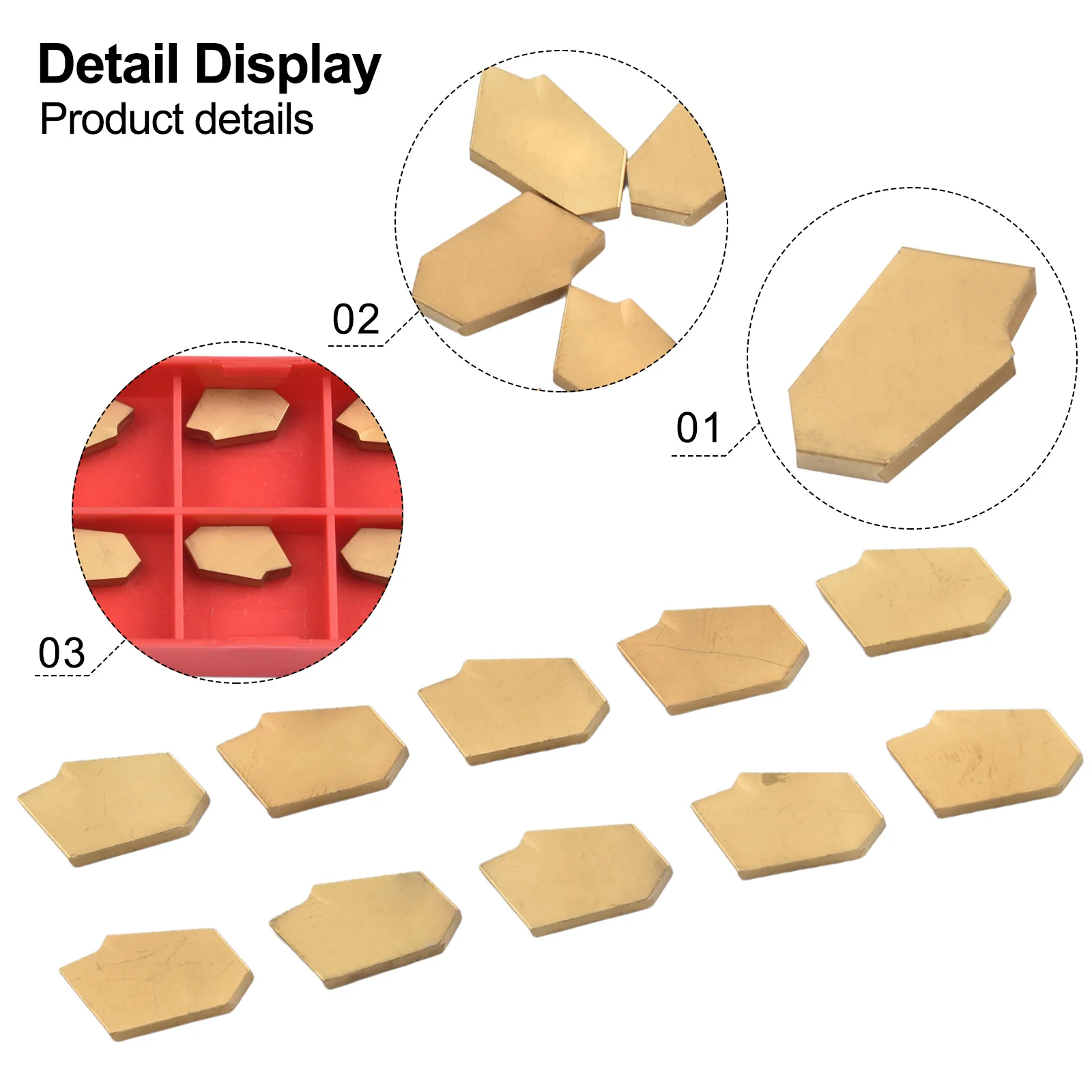 

10pcs ZQMX 3N11-1E SP300 GTN-3 3mm Cut-Off Grooving Carbide Inserts CNC Tool C# Gold Tool Accessories