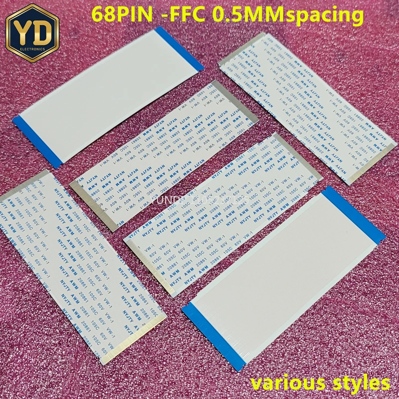 YD 100PCS/ 68pin FFC Cable Is Applicable To The Latest LCD Logic Board (t-con FFC) with A Width of 38mm