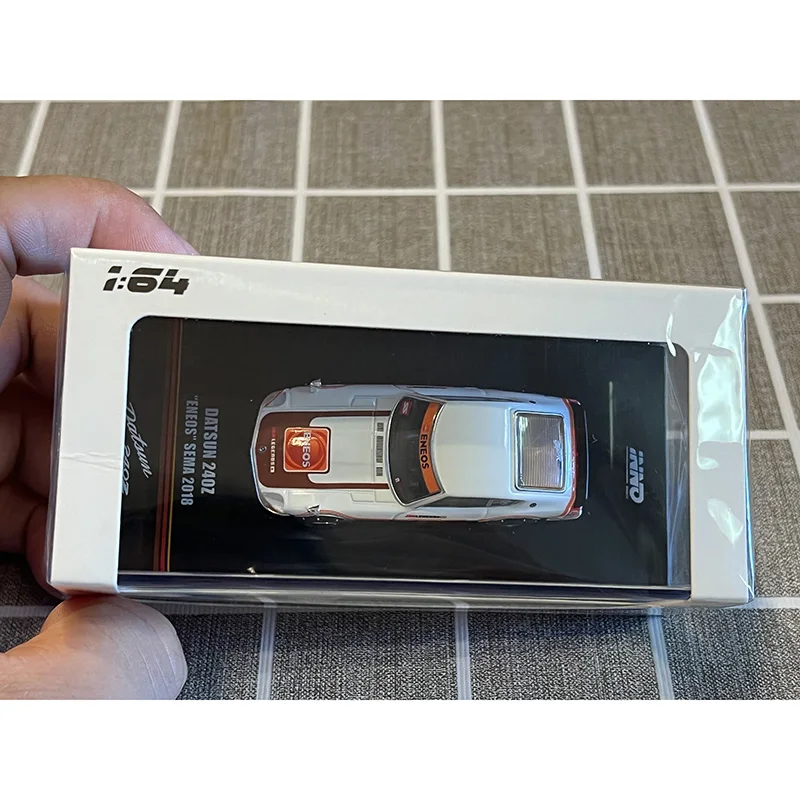 INNO Diecast Alloy 1:64 Datsun 240Z Sema 2018 Car Model Adult Limited Classic Collection Static Display Ornament Gift