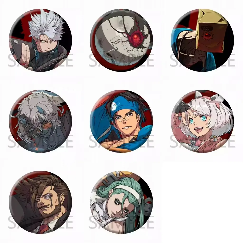 

Японское аниме GUILTY GEAR STRIVE: DUAL RULERS Pins Sol Badguy Ky Kiske May Badge Косплей Мультфильм Itabag Бедж Брошь Кнопка ЗНАЧОК